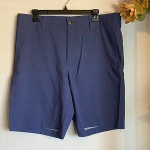 Callaway Performance Shorts Mens Size 36 Blue Moisture Wicking Stretch Golf.